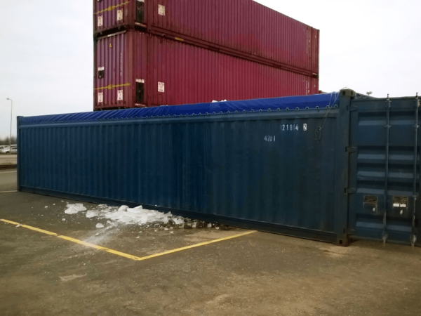 40ft Open Top Soft Roof Shipping Container - Image 2