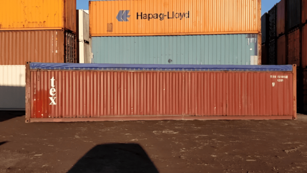 40ft Open Top Soft Roof Shipping Container - Image 6