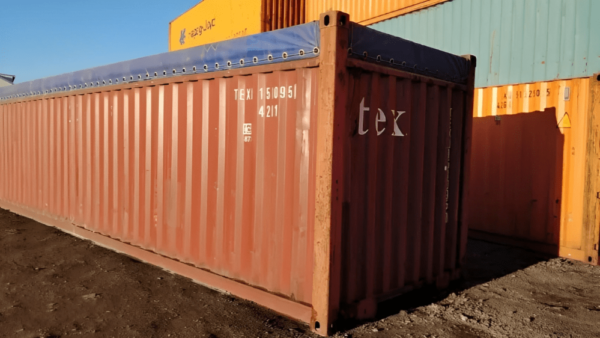 40ft Open Top Soft Roof Shipping Container - Image 7