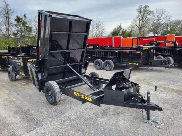 5x8 Hydraulic Dump Trailer 24" Sides 5,200lb Axle with Brake - Image 2