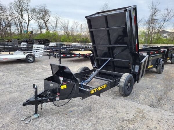 5x8 Hydraulic Dump Trailer 24" Sides 5,200lb Axle with Brake