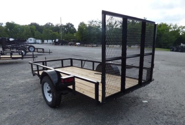 Utility Trailer 5'x10' Spring Assist A-Frame Gate Tire Rack - Image 8