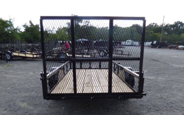 Utility Trailer 5'x10' Spring Assist A-Frame Gate Tire Rack - Image 7