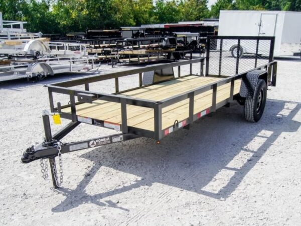 5x14 Dovetail Utility Trailer 3,500lb Axle