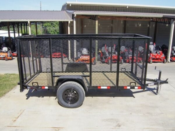 5x10 Straight Deck Utility Trailer 4ft Mesh Sides 3500lb Axle - Image 6