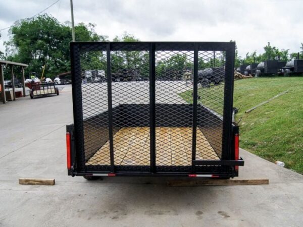 5' X 10' Utility Trailer Straight Deck 18" Sides Tall Gate - Image 5