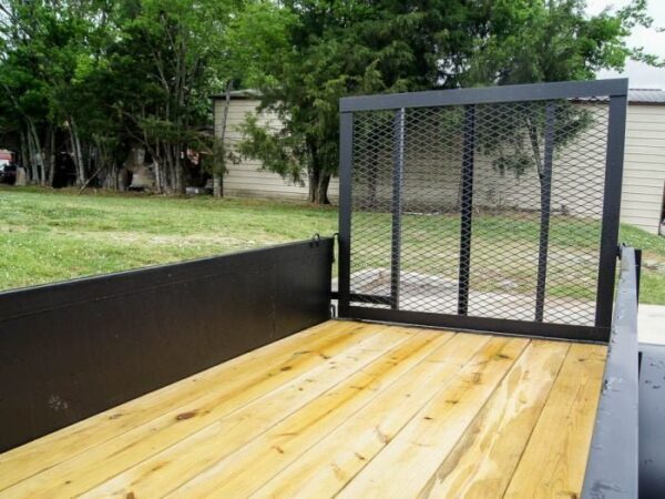 5' X 10' Utility Trailer Straight Deck 18" Sides Tall Gate - Image 10