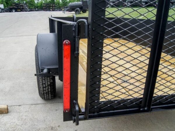 5' X 10' Utility Trailer Straight Deck 18" Sides Tall Gate - Image 12