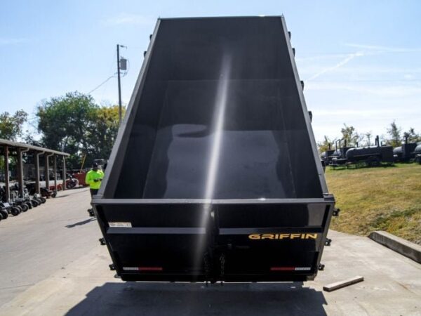 7x14 Telescopic Dump Trailer with 4ft Sides (2) 7K Axles - Image 10