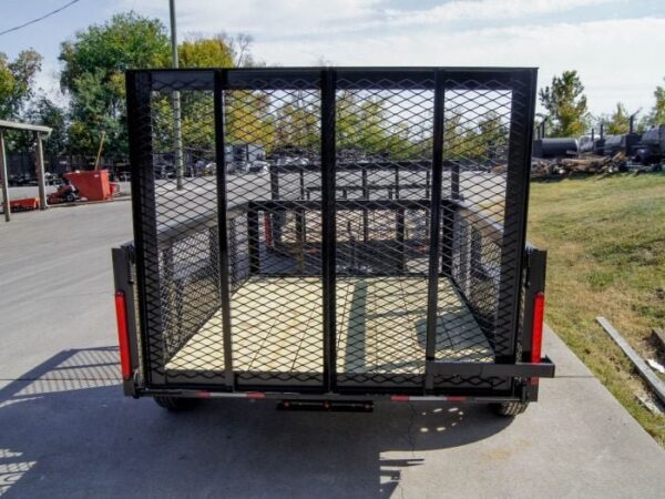 5x8 Straight Deck Utility Trailer with 2ft Mesh Side 3500lb Axle - Image 3