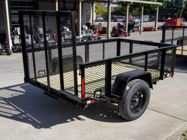 5x8 Straight Deck Utility Trailer with 2ft Mesh Side 3500lb Axle - Image 4