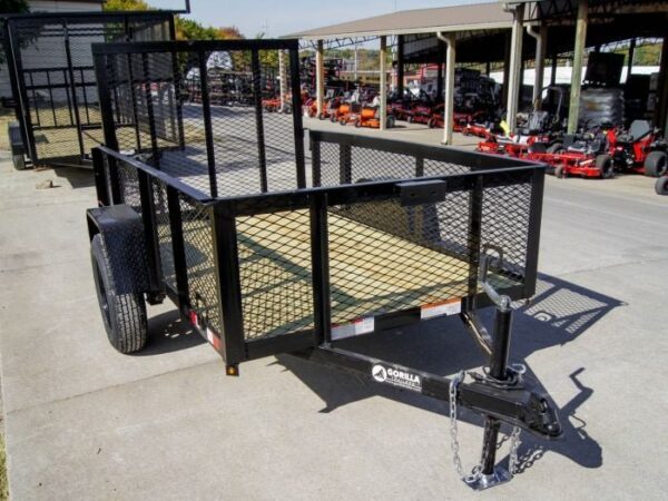 5x8 Straight Deck Utility Trailer with 2ft Mesh Side 3500lb Axle - Image 7