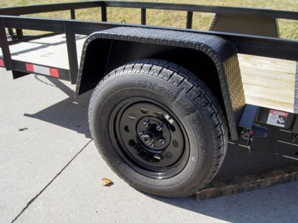 6.4x10 Dovetail Utility Trailer 3,500lb Axle - Image 11