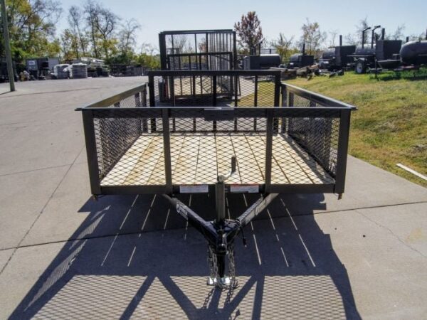 6.4x10 Dovetail Utility Trailer with 2ft Mesh Sides 3,500lb Axle - Image 2