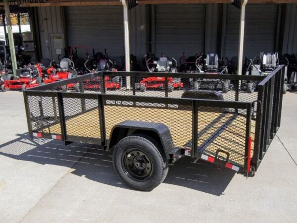 6.4x10 Dovetail Utility Trailer with 2ft Mesh Sides 3,500lb Axle - Image 6