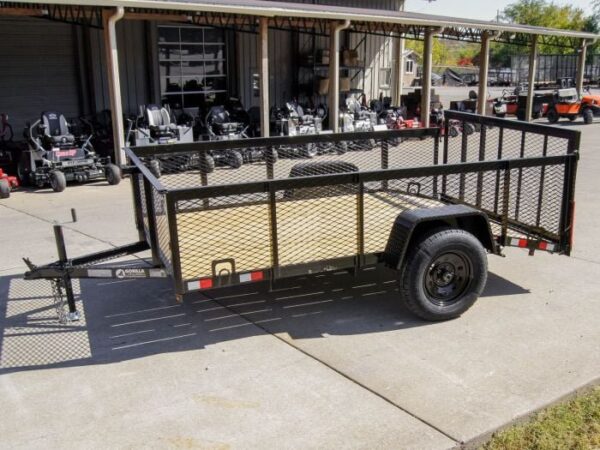 6.4x10 Dovetail Utility Trailer with 2ft Mesh Sides 3,500lb Axle - Image 7