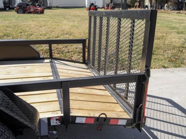 6.4x14 Dovetail Utility Trailer (2) 3500 Axles - Image 11