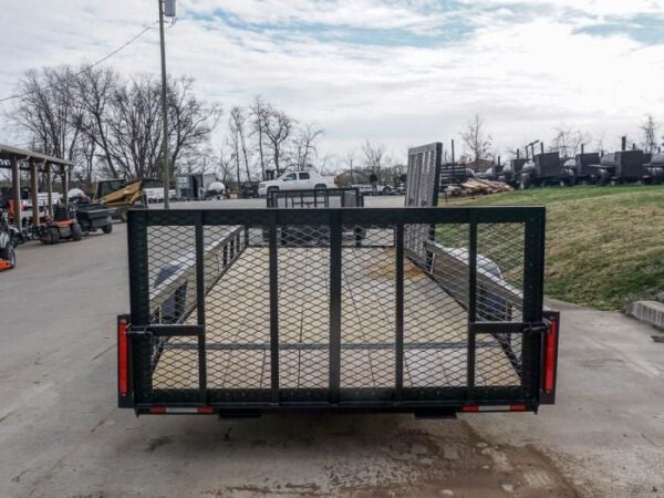 6.4x18 Dovetail Utility Trailer with Side Gate (2) 3,500lb Axle - Image 9