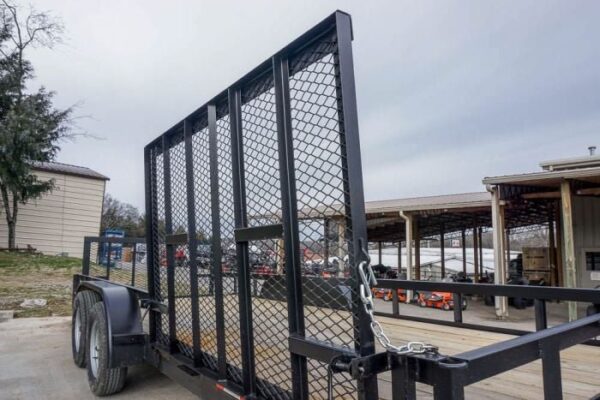 6.4x18 Dovetail Utility Trailer with Side Gate (2) 3,500lb Axle - Image 14