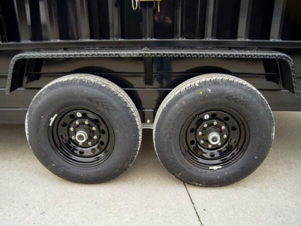 7x16 Telescopic Dump Trailer with 3ft Sides (2) 7K Axles - Image 17