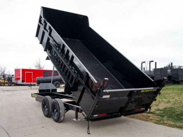 7x16 Telescopic Dump Trailer with 3ft Sides (2) 7K Axles - Image 24