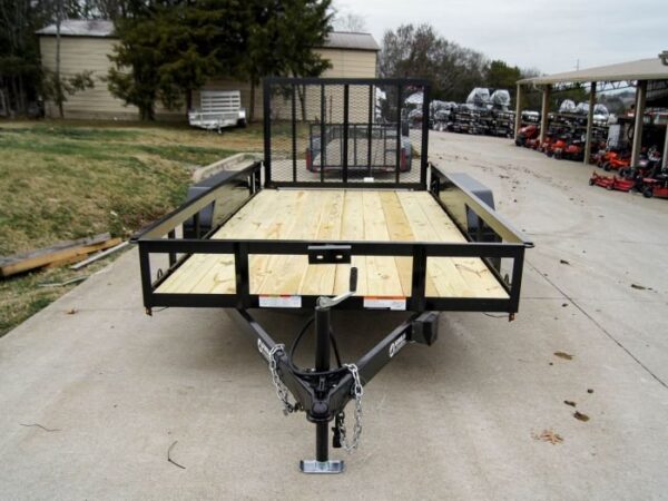 6.4x14 Straight Deck Off Road ATV/UTV Utility Trailer (2) 3,500lb Axles - Image 2