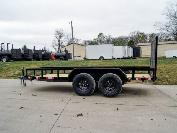 6.4x14 Straight Deck Off Road ATV/UTV Utility Trailer (2) 3,500lb Axles - Image 3