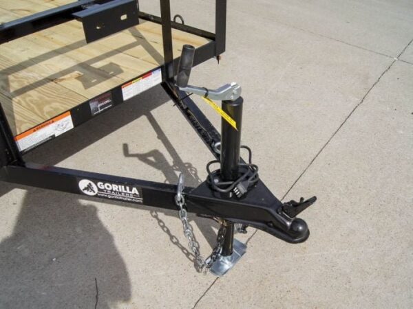 5x8 Straight Deck Utility Trailer with 2ft Side Rails 3500lb Axle - Image 9