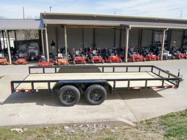 7x18 Straight Deck Utility Trailer (2) 3,500lb Axles - No Gate - Image 7