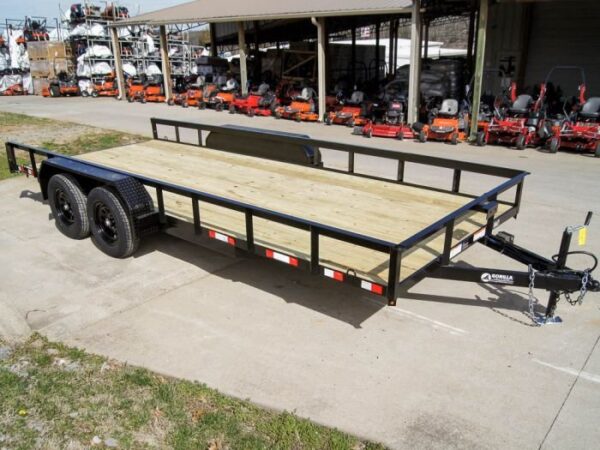 7x18 Straight Deck Utility Trailer (2) 3,500lb Axles - No Gate - Image 8