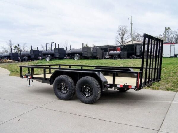 6.4x14 Straight Deck Tube Top Off Road Utility Trailer (2) 3,500lb Axles - Image 5