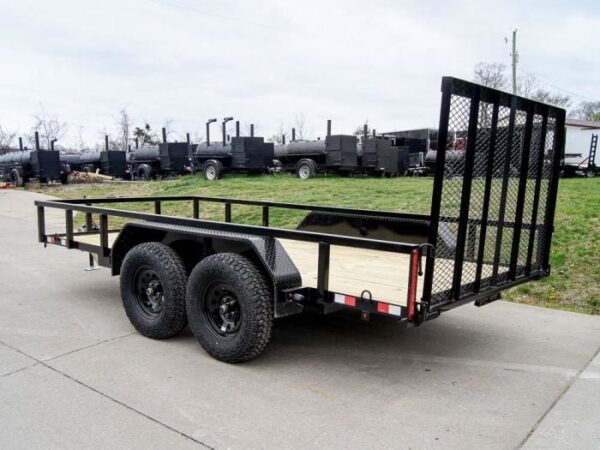 6.4x14 Straight Deck Tube Top Off Road Utility Trailer (2) 3,500lb Axles - Image 6