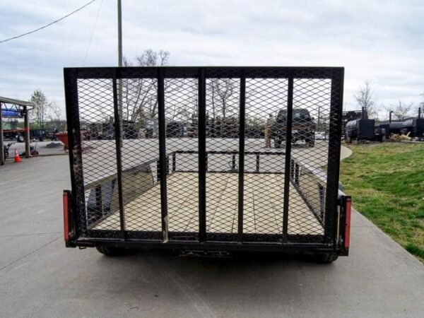 6.4x14 Straight Deck Tube Top Off Road Utility Trailer (2) 3,500lb Axles - Image 7