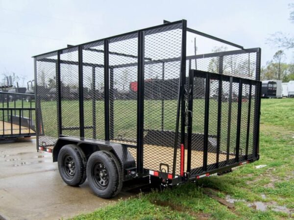 6.4x12 Straight Deck Utility Trailer with 6ft Mesh Sides (2) 3,500lbs - Image 3