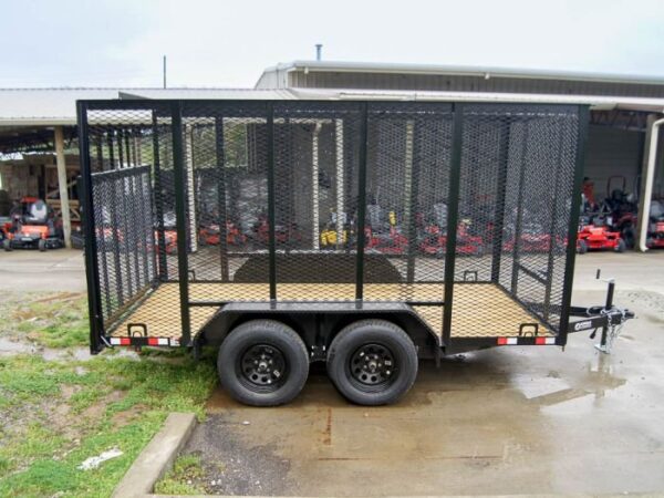 6.4x12 Straight Deck Utility Trailer with 6ft Mesh Sides (2) 3,500lbs - Image 6