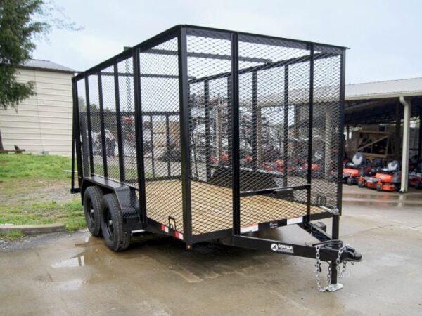 6.4x12 Straight Deck Utility Trailer with 6ft Mesh Sides (2) 3,500lbs - Image 7