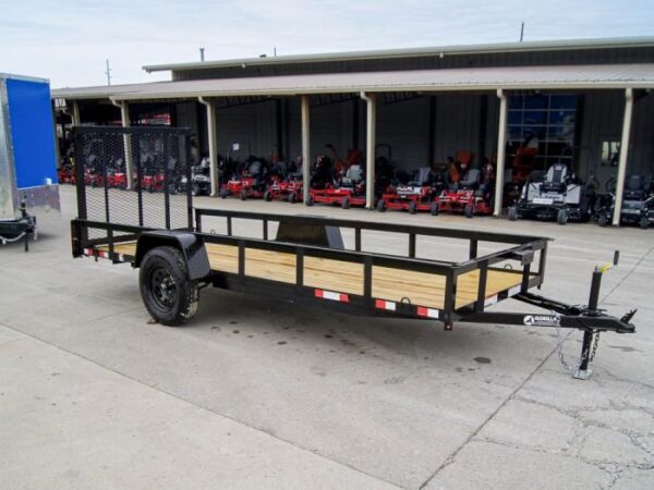 5x14 Straight Deck Utility Trailer Tall Gate 3,500lb Axle - Image 7