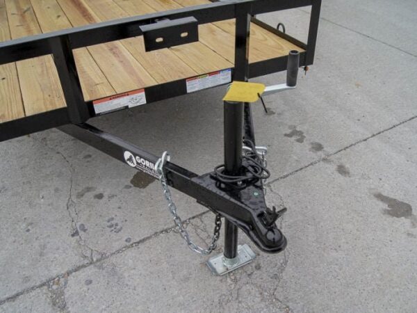 5x14 Straight Deck Utility Trailer Tall Gate 3,500lb Axle - Image 9