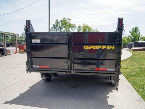 7x14 Telescopic Dump Trailer with 3ft Sides (2) 7K Axles - Image 5