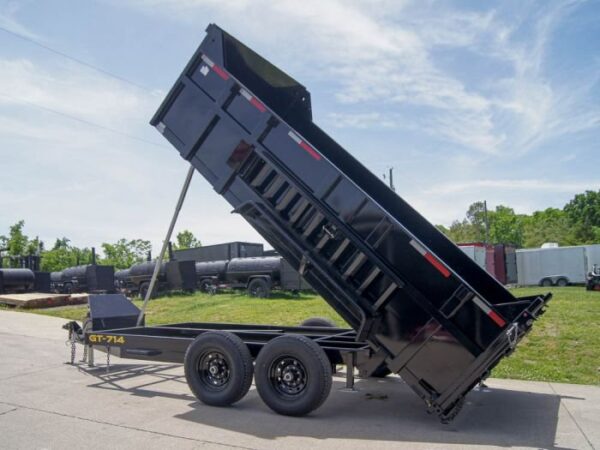 7x14 Telescopic Dump Trailer with 3ft Sides (2) 7K Axles - Image 17