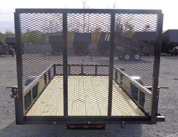 Utility Trailer 5'x10' Spring Assist A-Frame Gate Tire Rack - Image 4