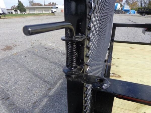 Utility Trailer 5'x10' Spring Assist A-Frame Gate Tire Rack - Image 5