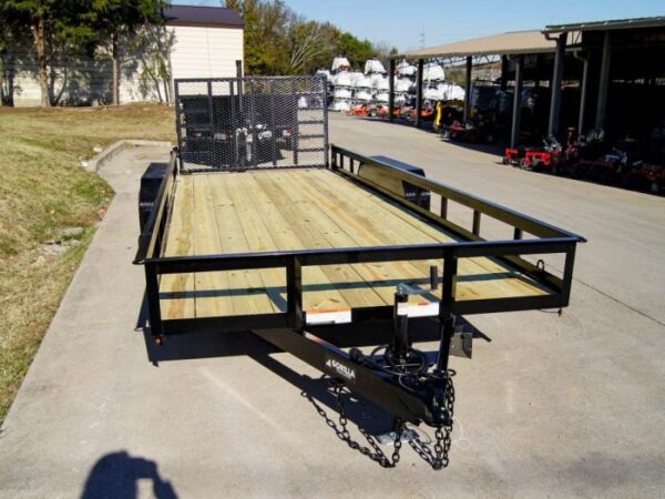 7x20 Heavy Duty Straight Deck Utility Trailer (2) 5,200lb Axles with Brakes - Image 10