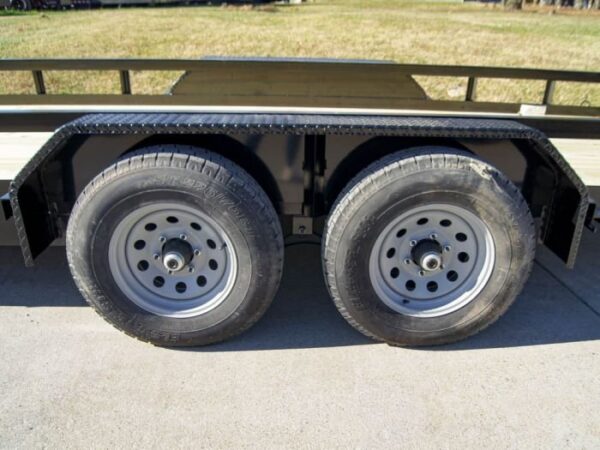 7x20 Heavy Duty Straight Deck Utility Trailer (2) 5,200lb Axles with Brakes - Image 15