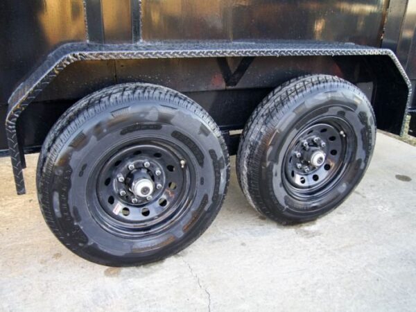 7x16 Gorilla Telescopic IBeam Dump Trailer 4ft Sides (2) 7K Axles - Image 18