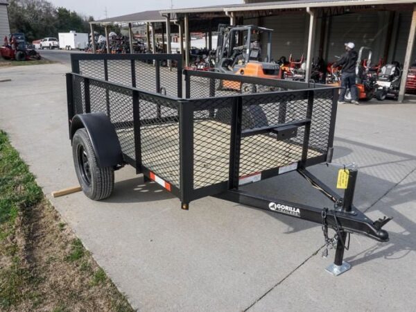 5'x8' Utility Trailer Dovetail with 2' Mesh Sides - Image 5