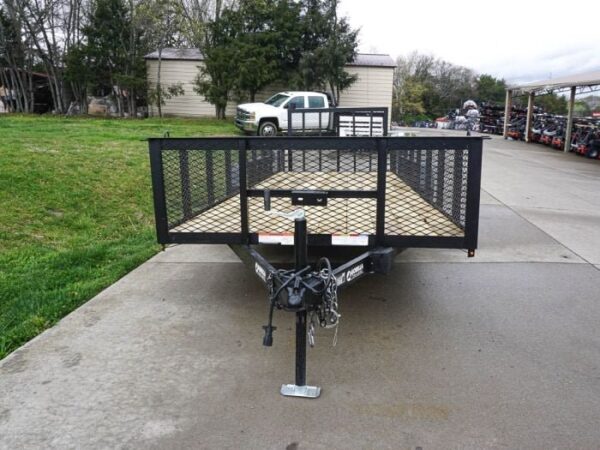 6.4x20 2ft Mesh Sides Utility Trailer Dovetail (2) 3500lb Axle - Image 2