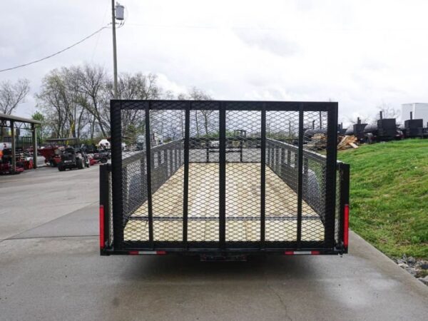 6.4x20 2ft Mesh Sides Utility Trailer Dovetail (2) 3500lb Axle - Image 6