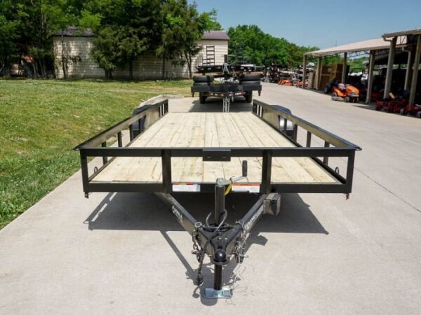 7x20 Straight Deck Utility Trailer with No Gate (2) 3,500 Axles - Image 2