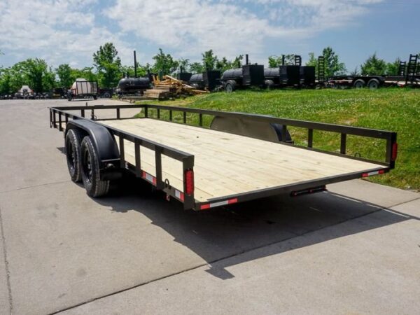 7x20 Straight Deck Utility Trailer with No Gate (2) 3,500 Axles - Image 5